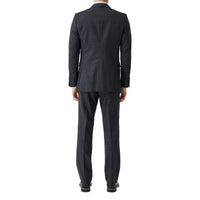 Costume en laine check - Steel Blue Pattern