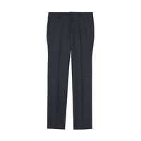 Costume en laine check - Steel Blue Pattern