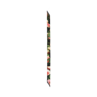 Foulard ultrafin en soie à imprimé floral - Rose Pink