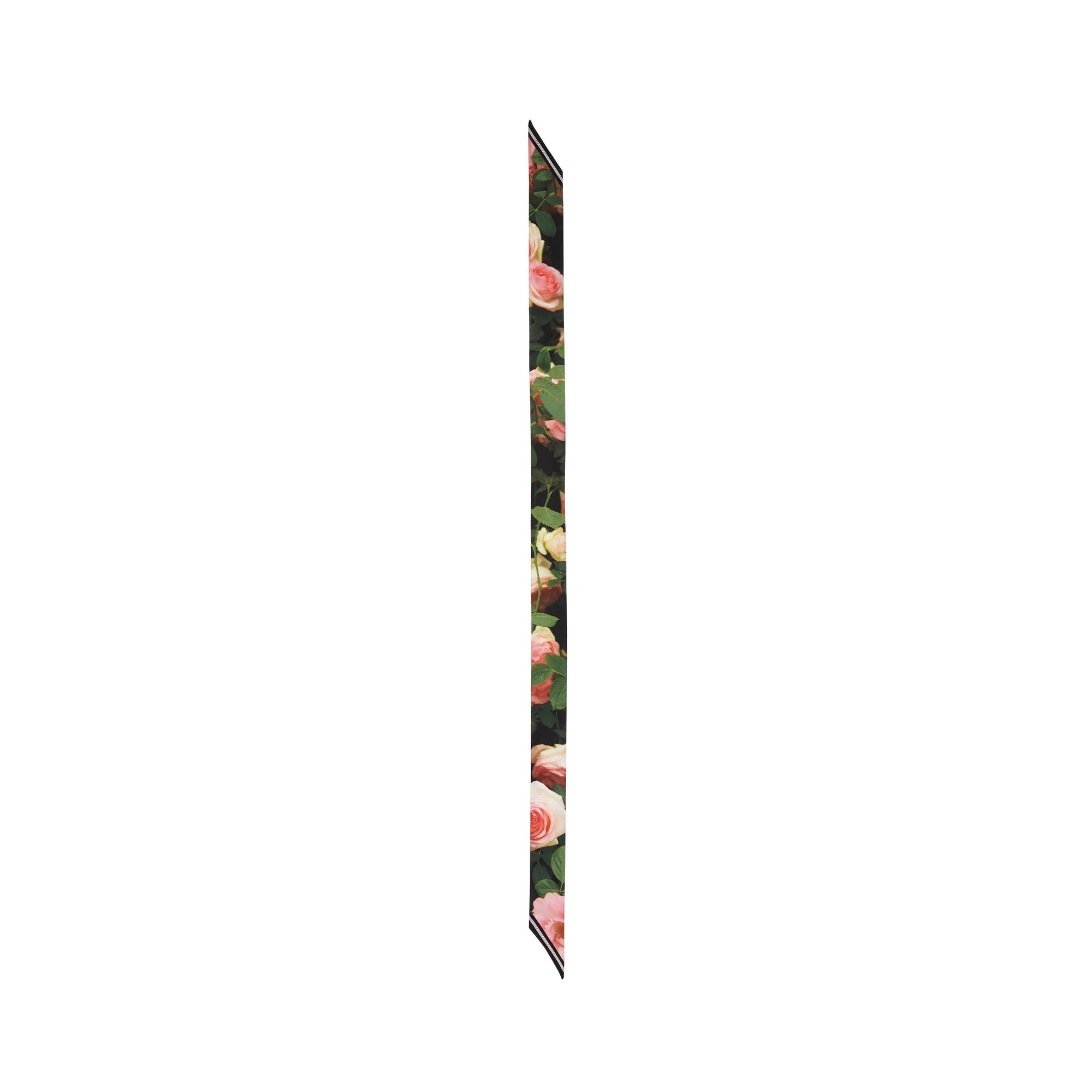 Foulard ultrafin en soie à imprimé floral - Rose Pink