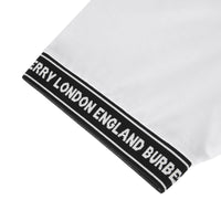 T-shirt oversize en coton avec bandes à logo - White