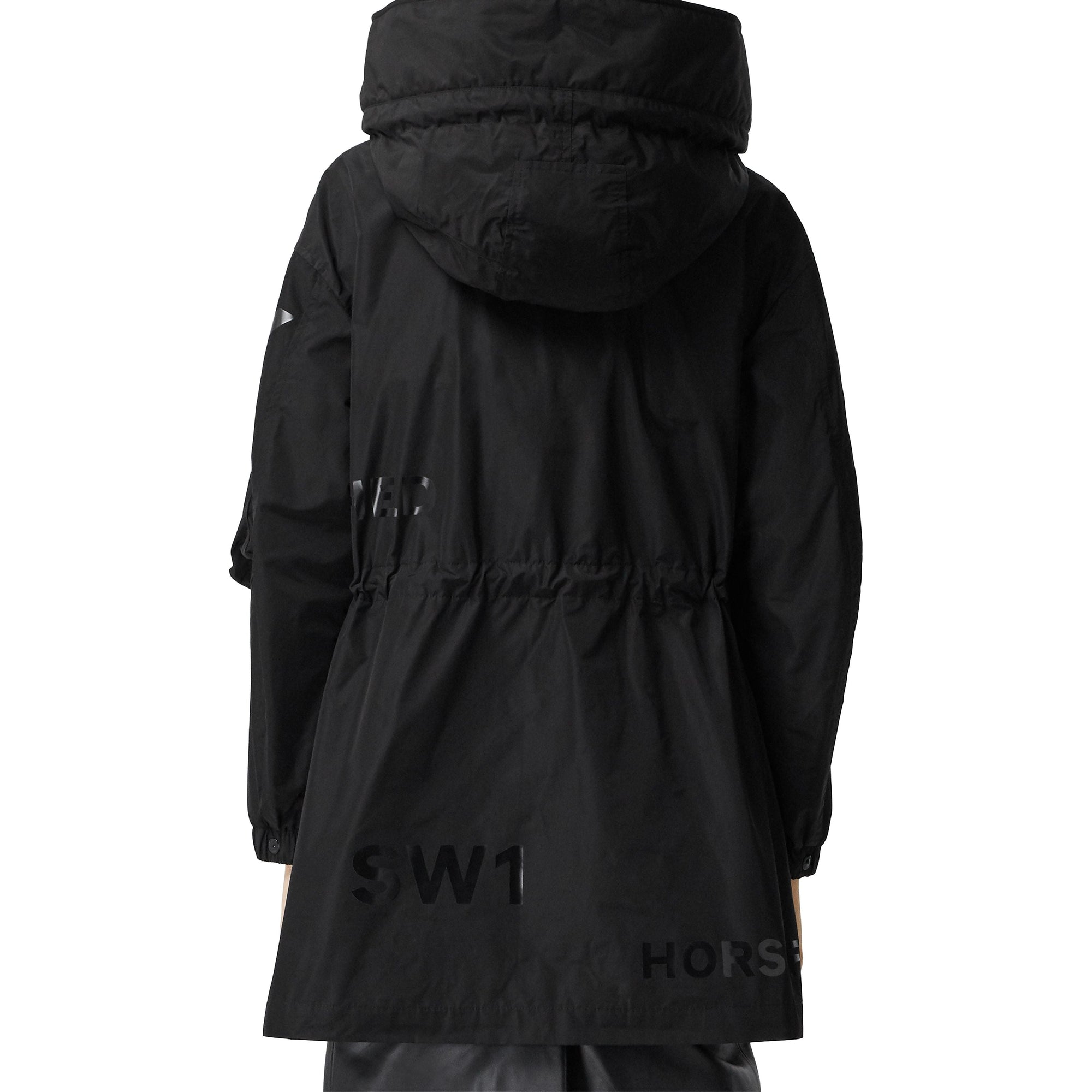 Parka en taffetas à mémoire de forme Horseferry - Black