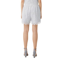 Short en coton et dentelle - Light Pebble Grey