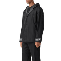 Veste à capuche réversible en Econyl® avec Monogram - Black & White