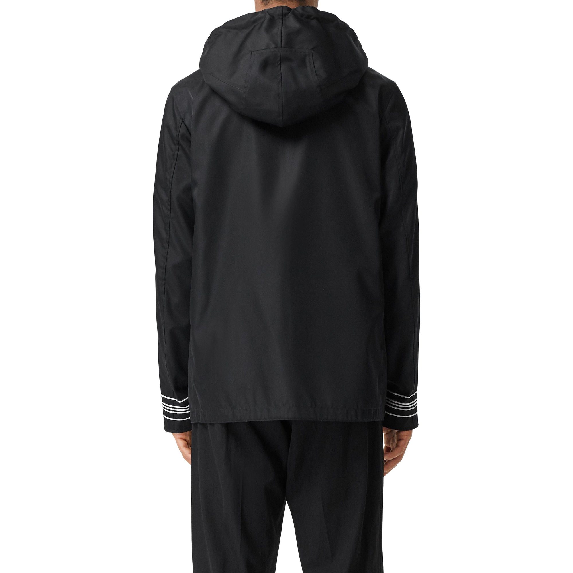 Veste à capuche réversible en Econyl® avec Monogram - Black & White