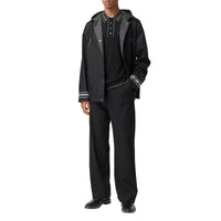 Veste à capuche réversible en Econyl® avec Monogram - Black & White