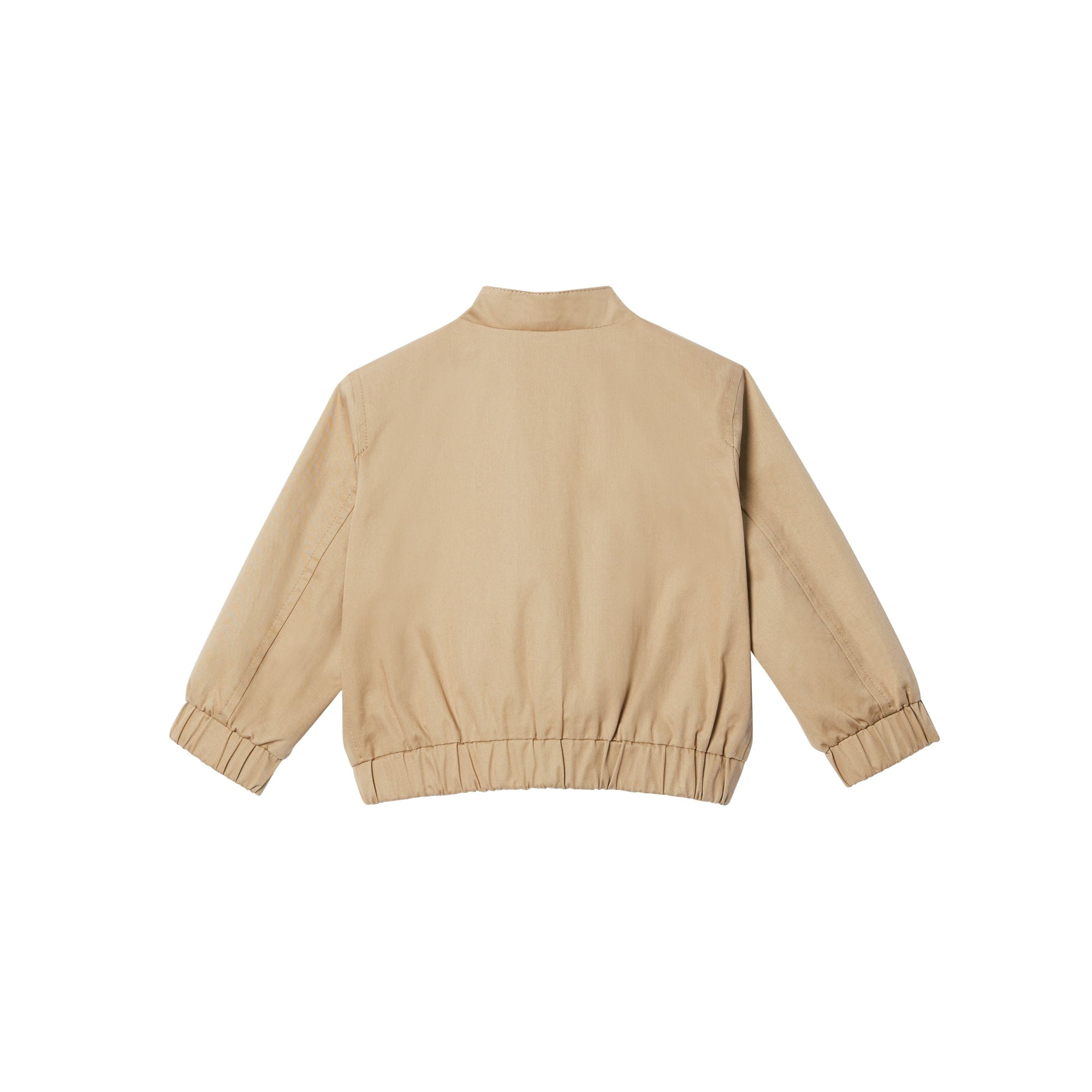 Veste Harrington en sergé de coton à motif daim - Honey