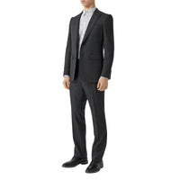 Costume en laine vichy - Charcoal Pattern