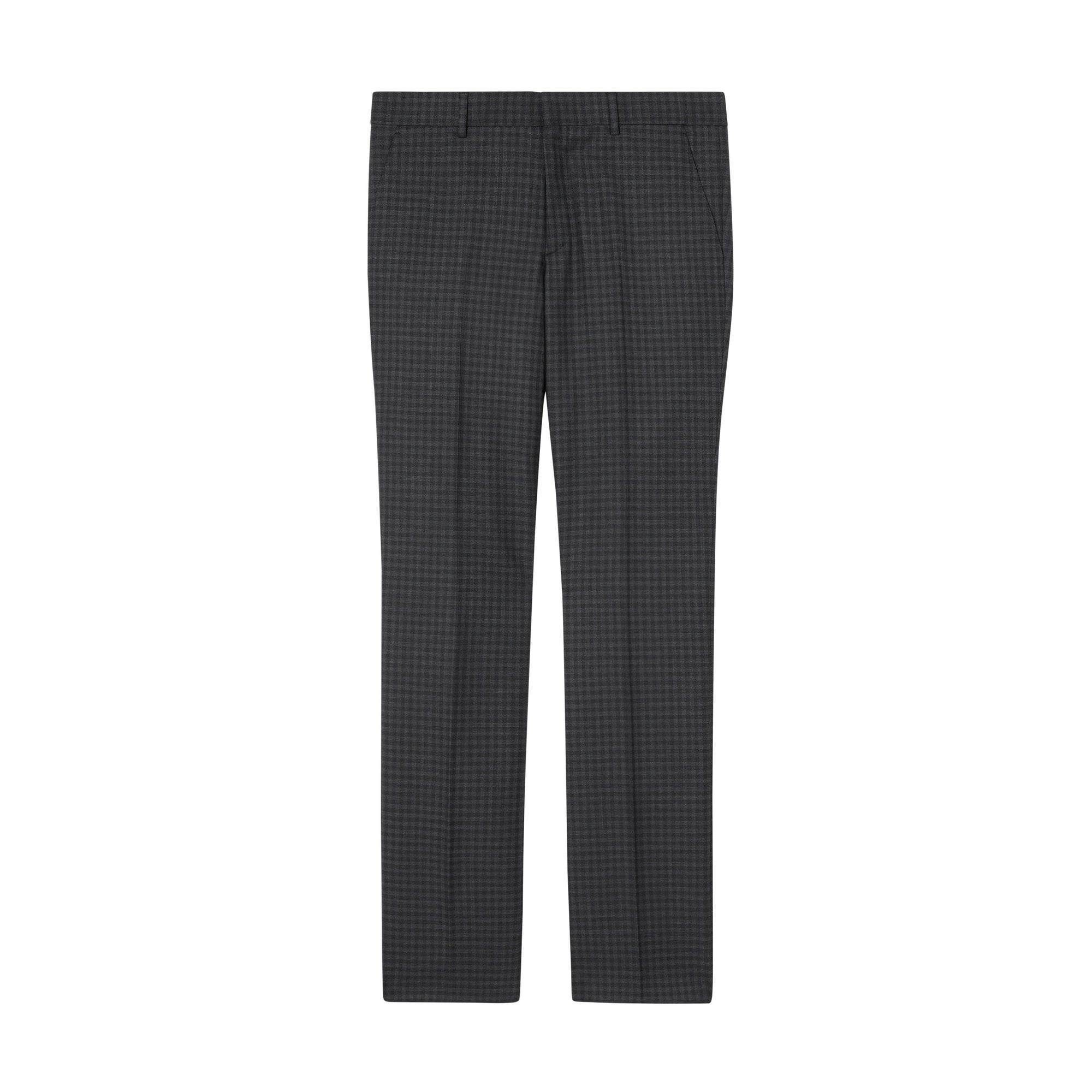 Costume en laine vichy - Charcoal Pattern