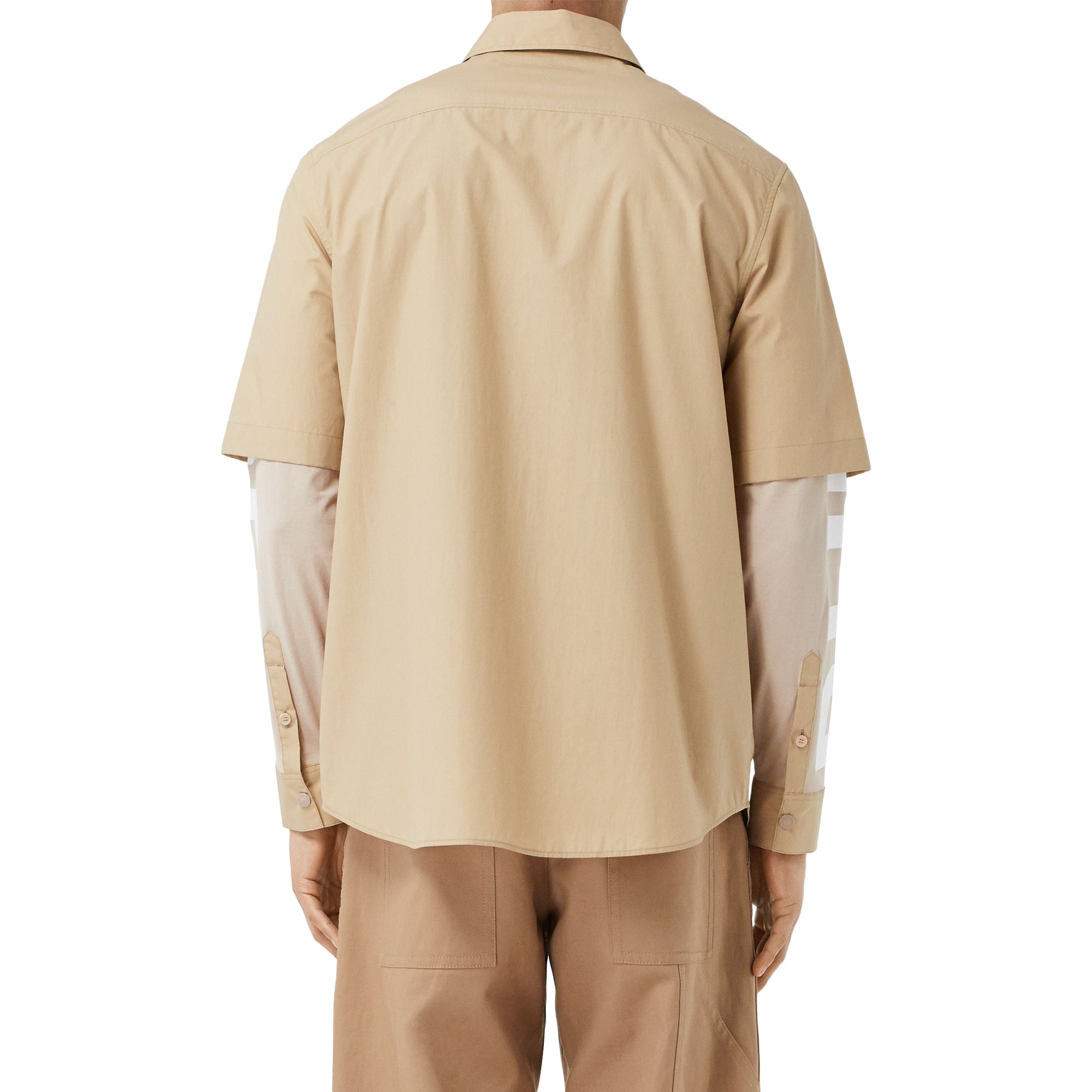 Chemise oversize en coton avec globe - Soft Fawn