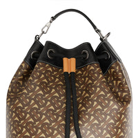 Cabas en toile Monogram & cuir - Bridle Brown