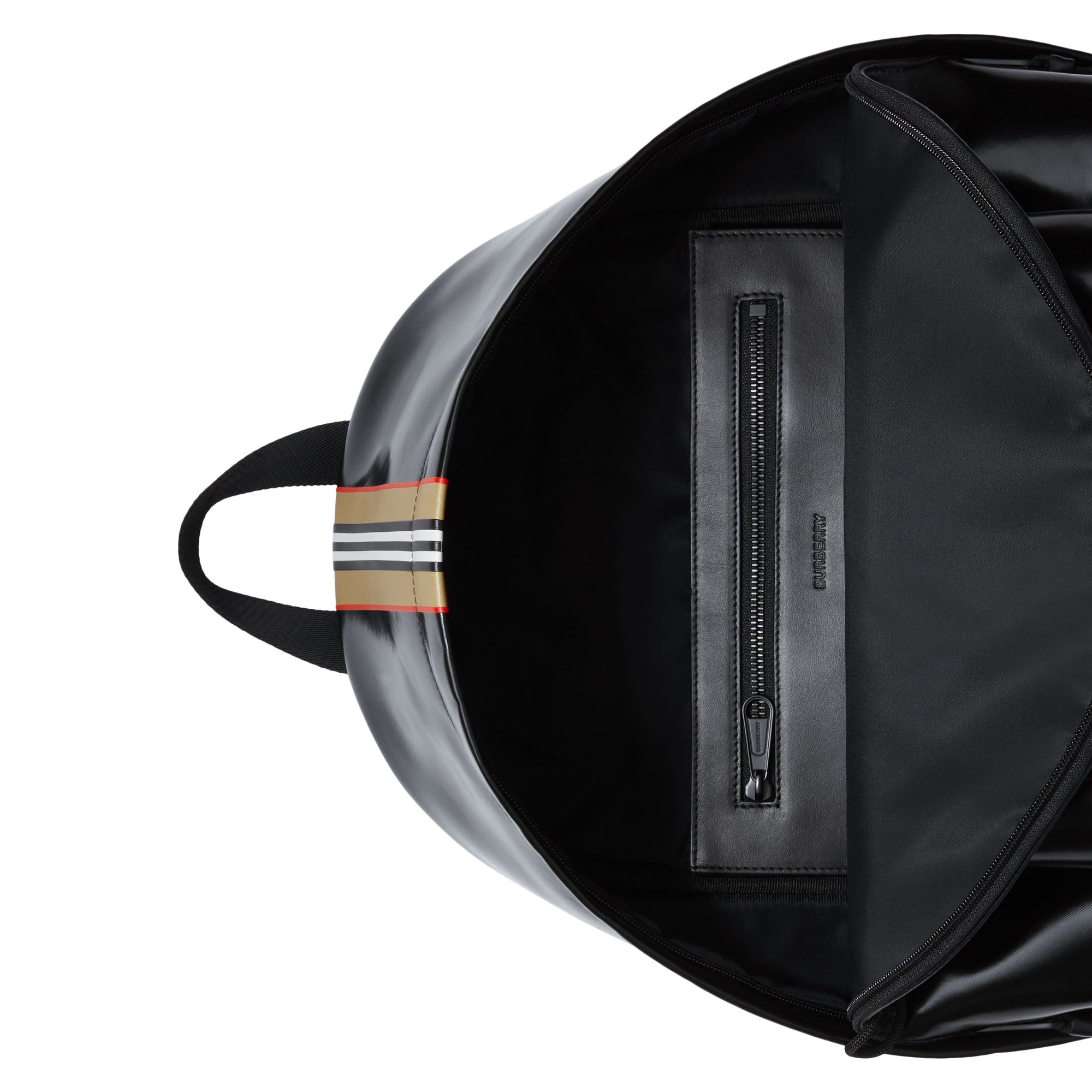 Sac à dos avec logo et rayures iconiques - Black