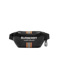 Sac banane Sonny avec logo et rayures iconiques - Black
