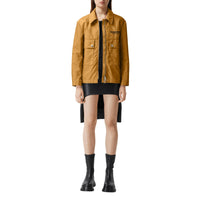 Veste utilitaire en toile technique avec logo - Camel