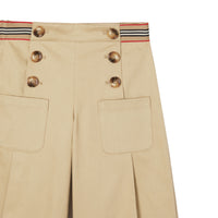 Pantalon de marin en coton avec rayures iconiques - Honey