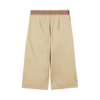 Pantalon de marin en coton avec rayures iconiques - Honey