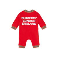 Combinaison en coton avec rayures iconiques - Bright Red