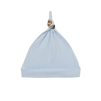Coffret cadeau trois pièces pour bébé en coton avec check - Ice Blue