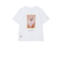 T-shirt en coton à imprimé personnage - White