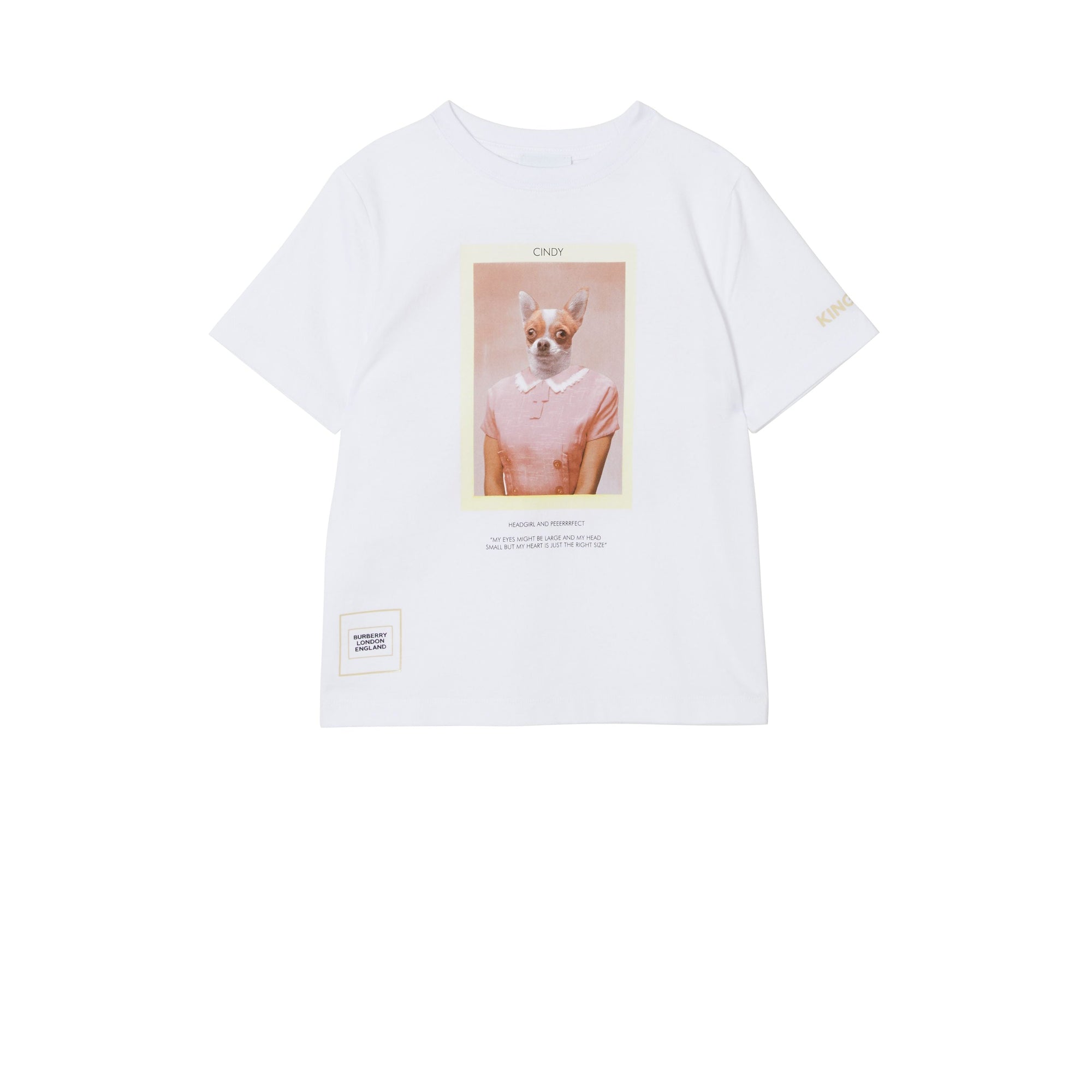 T-shirt en coton à imprimé personnage - White