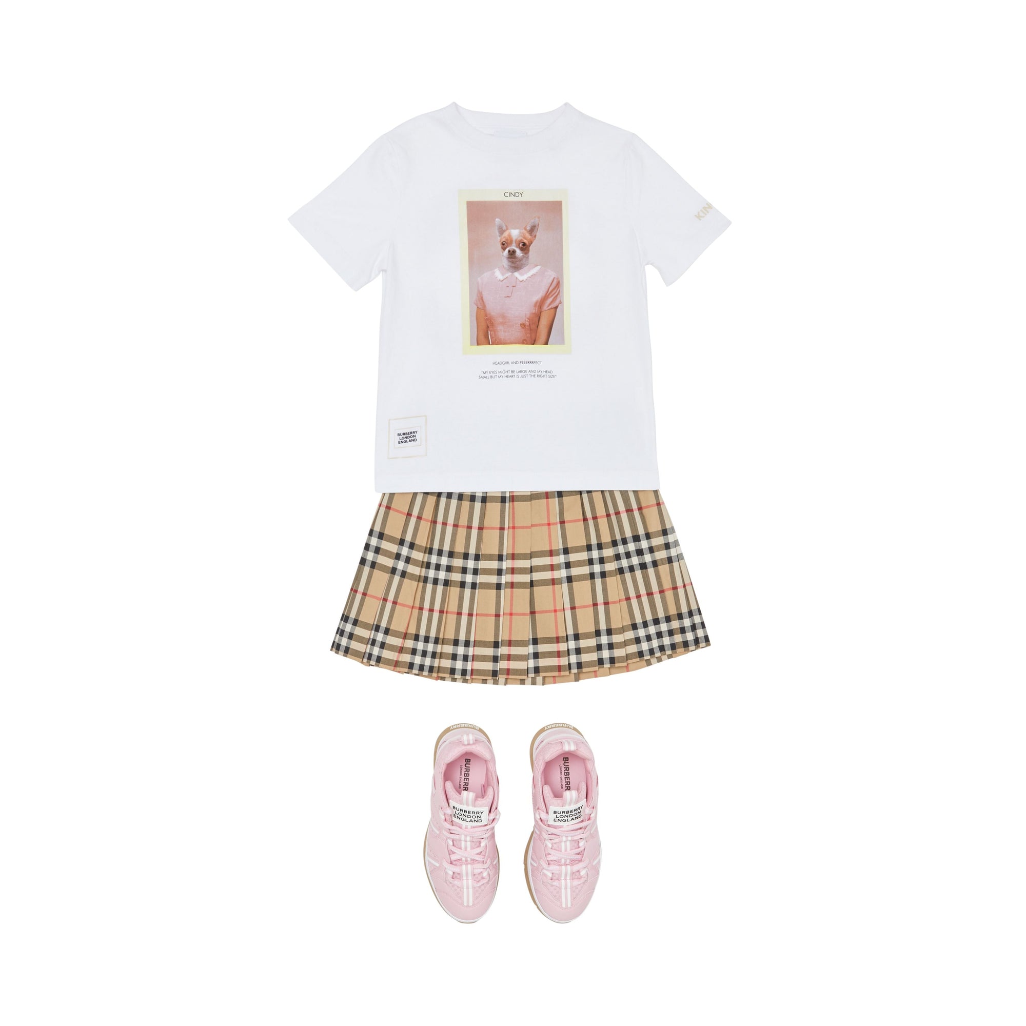 T-shirt en coton à imprimé personnage - White