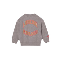 Sweat-shirt en coton à imprimé personnage - Grey Melange