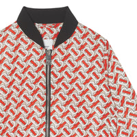 Bomber en nylon Monogram - Vermillion Red