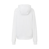 Hoodie oversize en coton à imprimé montage - White