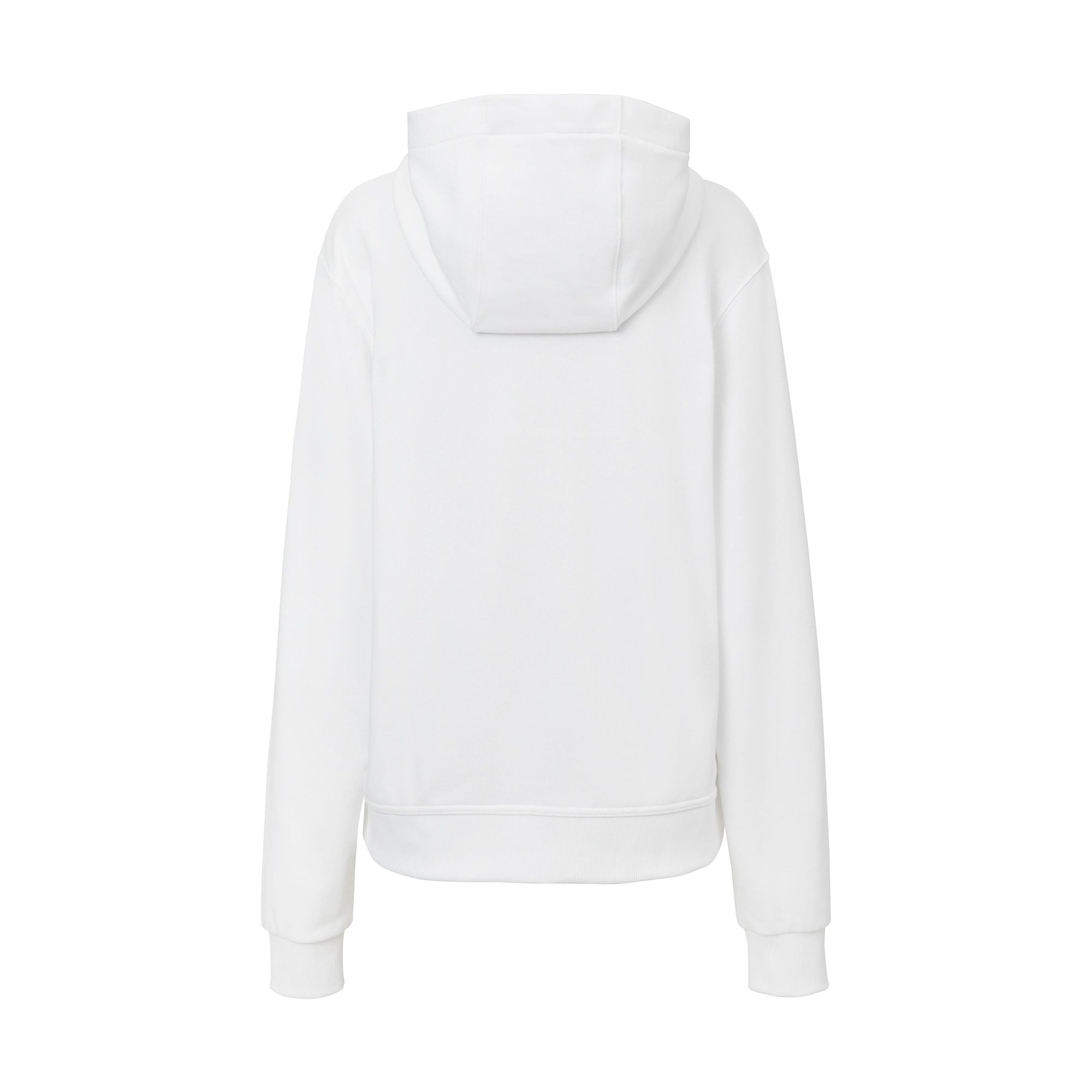 Hoodie oversize en coton à imprimé montage - White