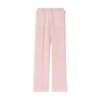 Pantalon tailleur en laine avec poches - Soft Pink