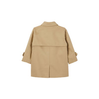 Paletot en coton rayé Monogram - Honey