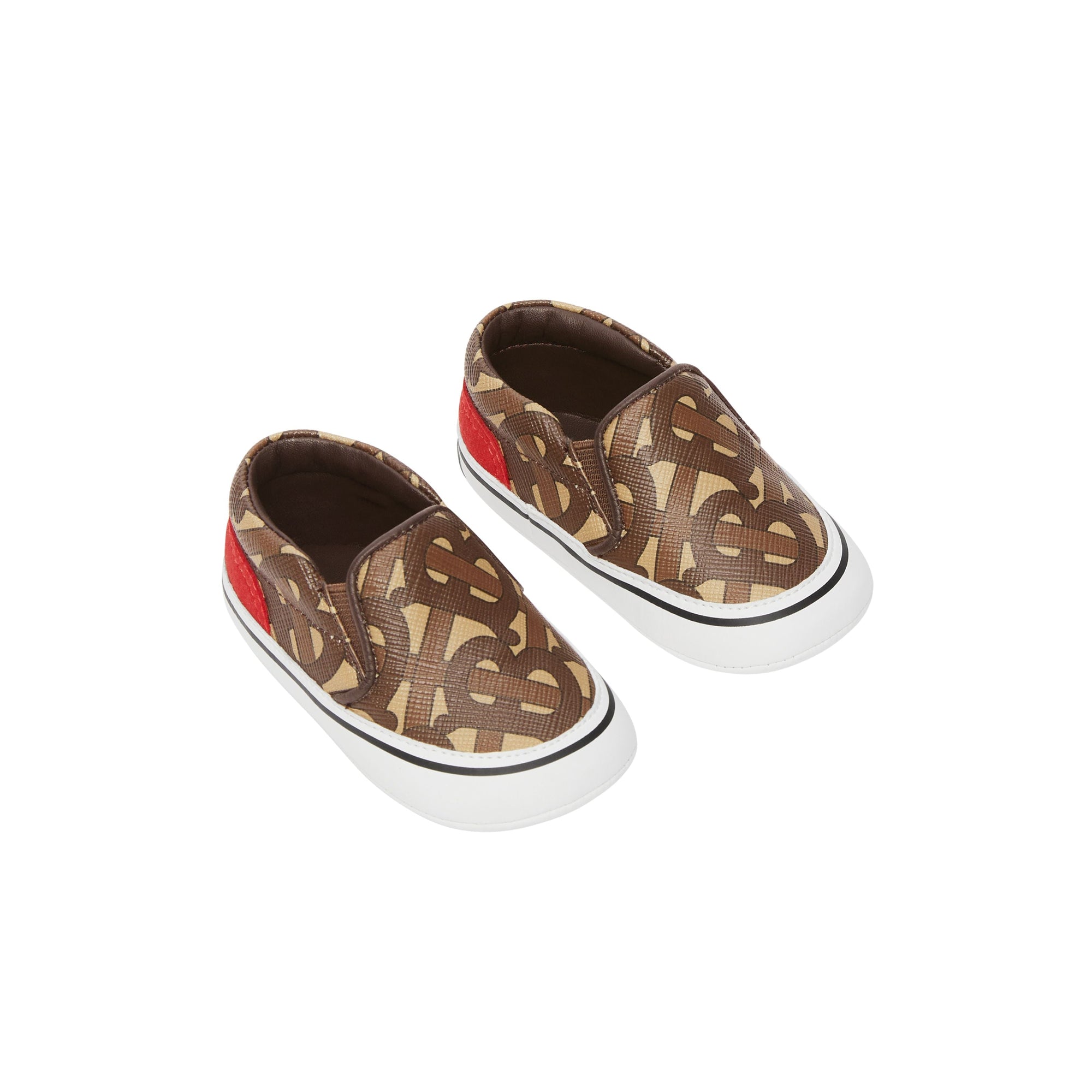Chaussures sans lacets en toile écologique Monogram - Bridle Brown