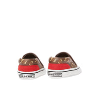 Chaussures sans lacets en toile écologique Monogram - Bridle Brown
