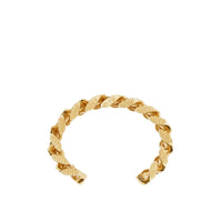 Bracelet manchette à maillons plaqué or - Gold Engraved