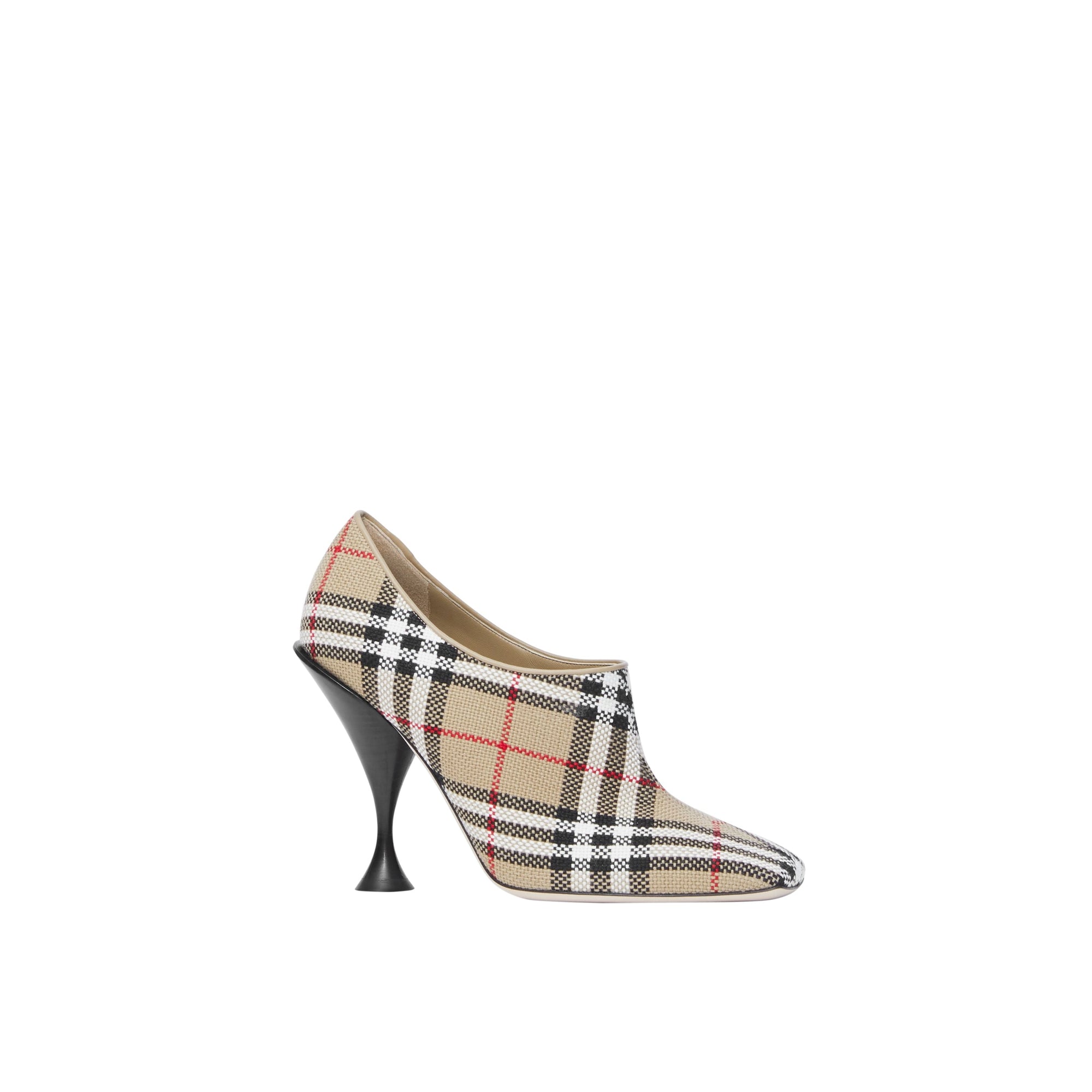 Escarpins à bout carré en coton tressé - Archive Beige