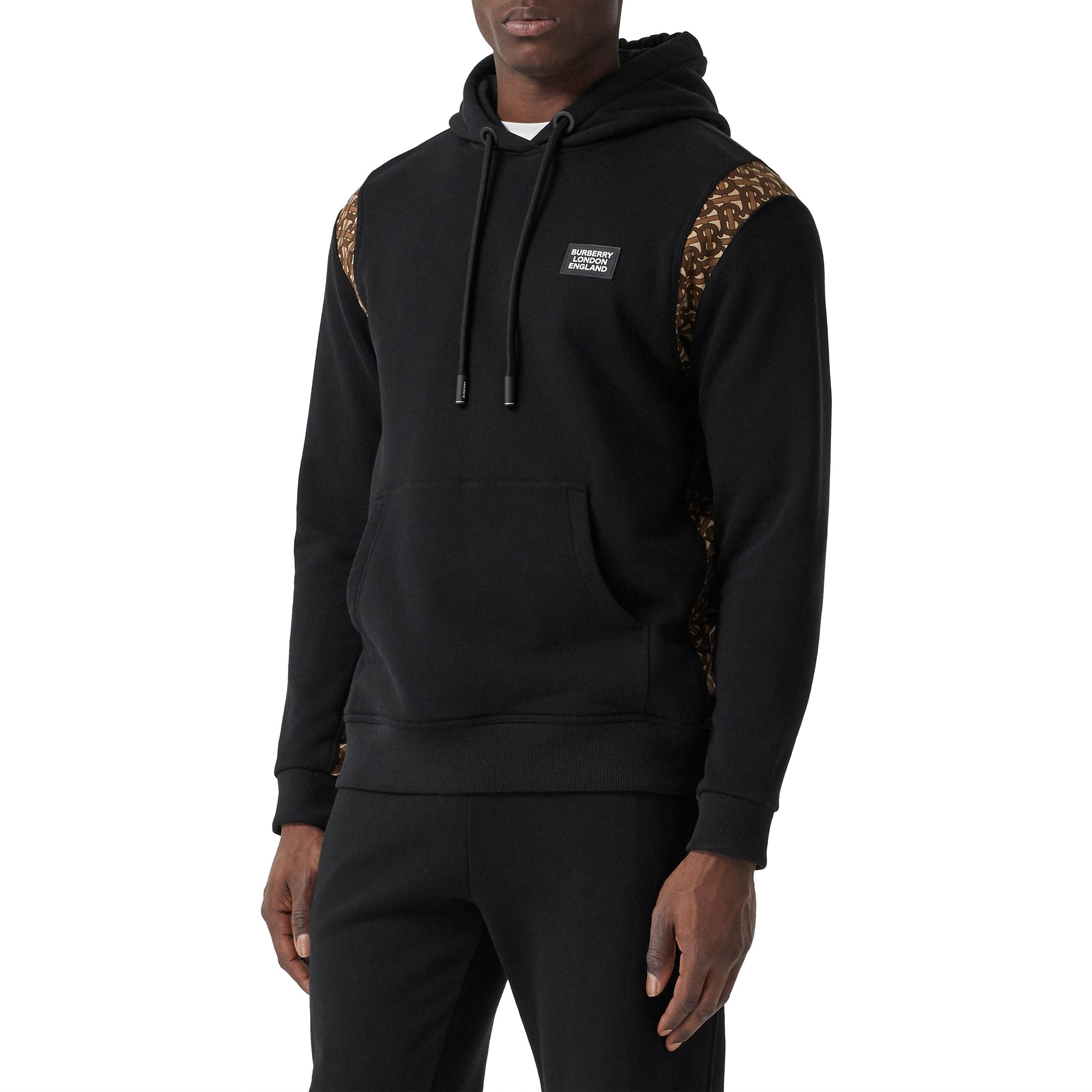 Hoodie en coton Monogram - Black