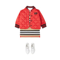 Veste matelassée en polyester recyclé - Bright Red