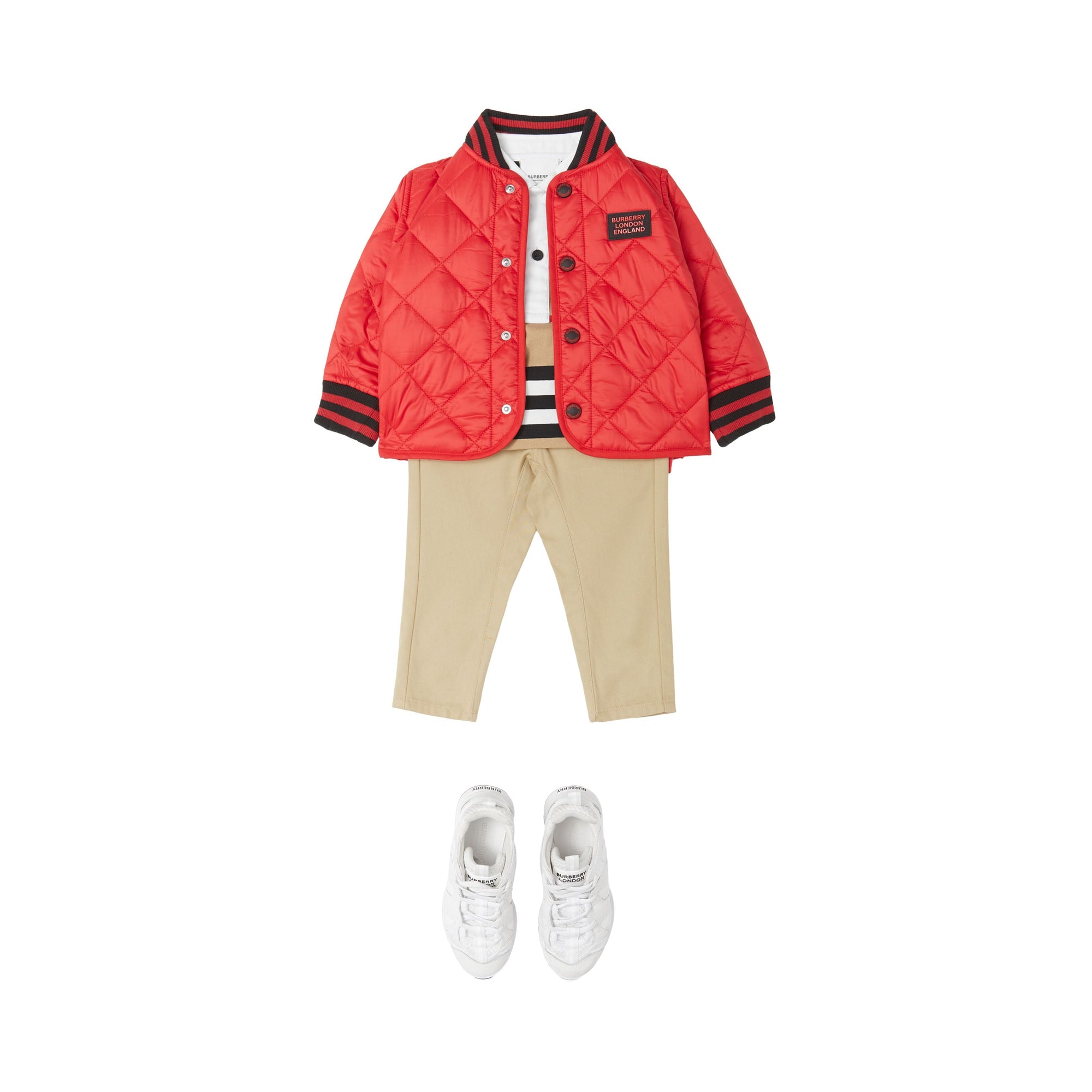 Veste matelassée en polyester recyclé - Bright Red