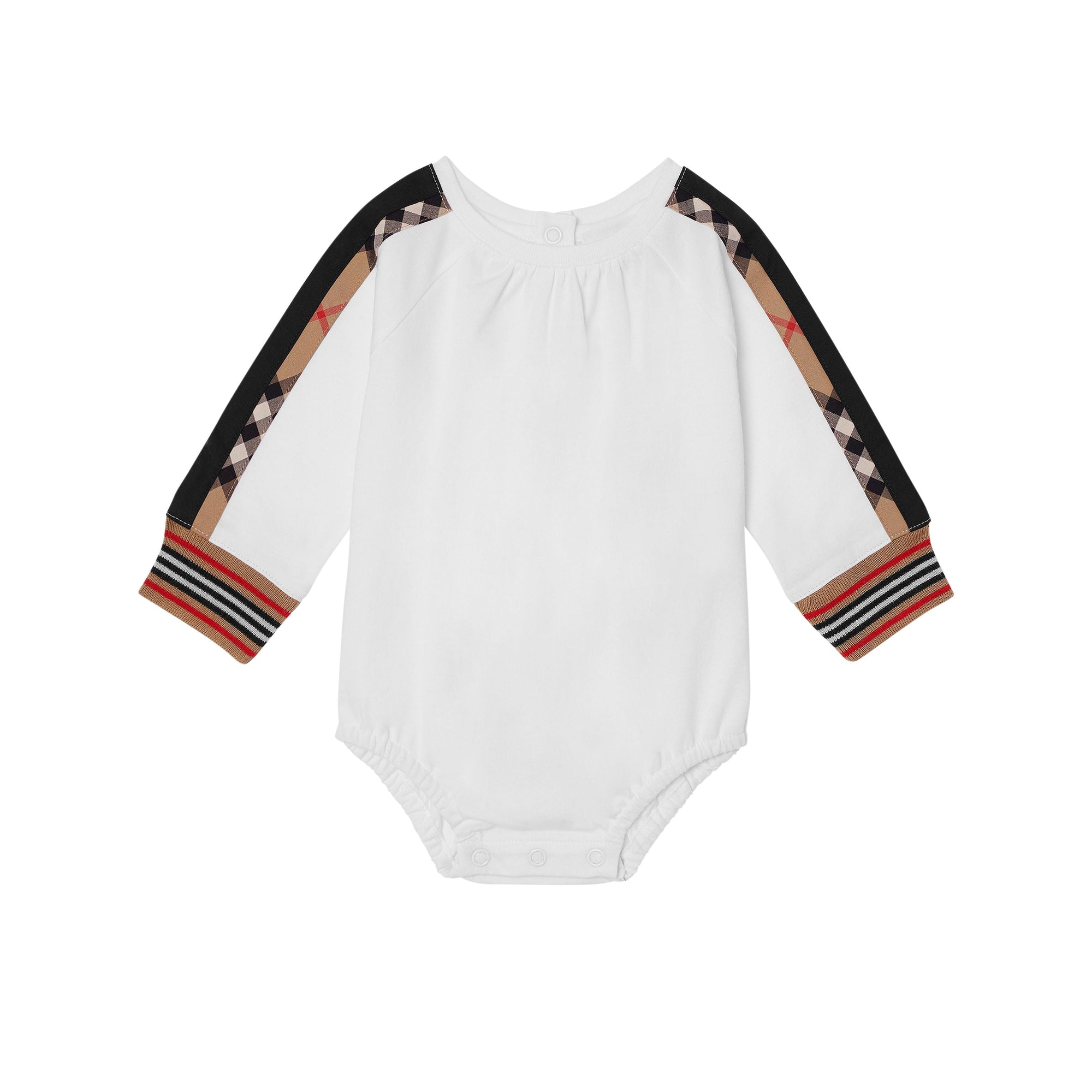 Coffret cadeau deux pièces pour bébé en coton à motif daim - White