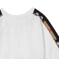 Coffret cadeau deux pièces pour bébé en coton à motif daim - White