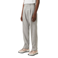 Pantalon de costume en jacquard de laine avec logo - Light Pebble Grey