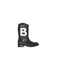 Bottes de motard en cuir TB - Black