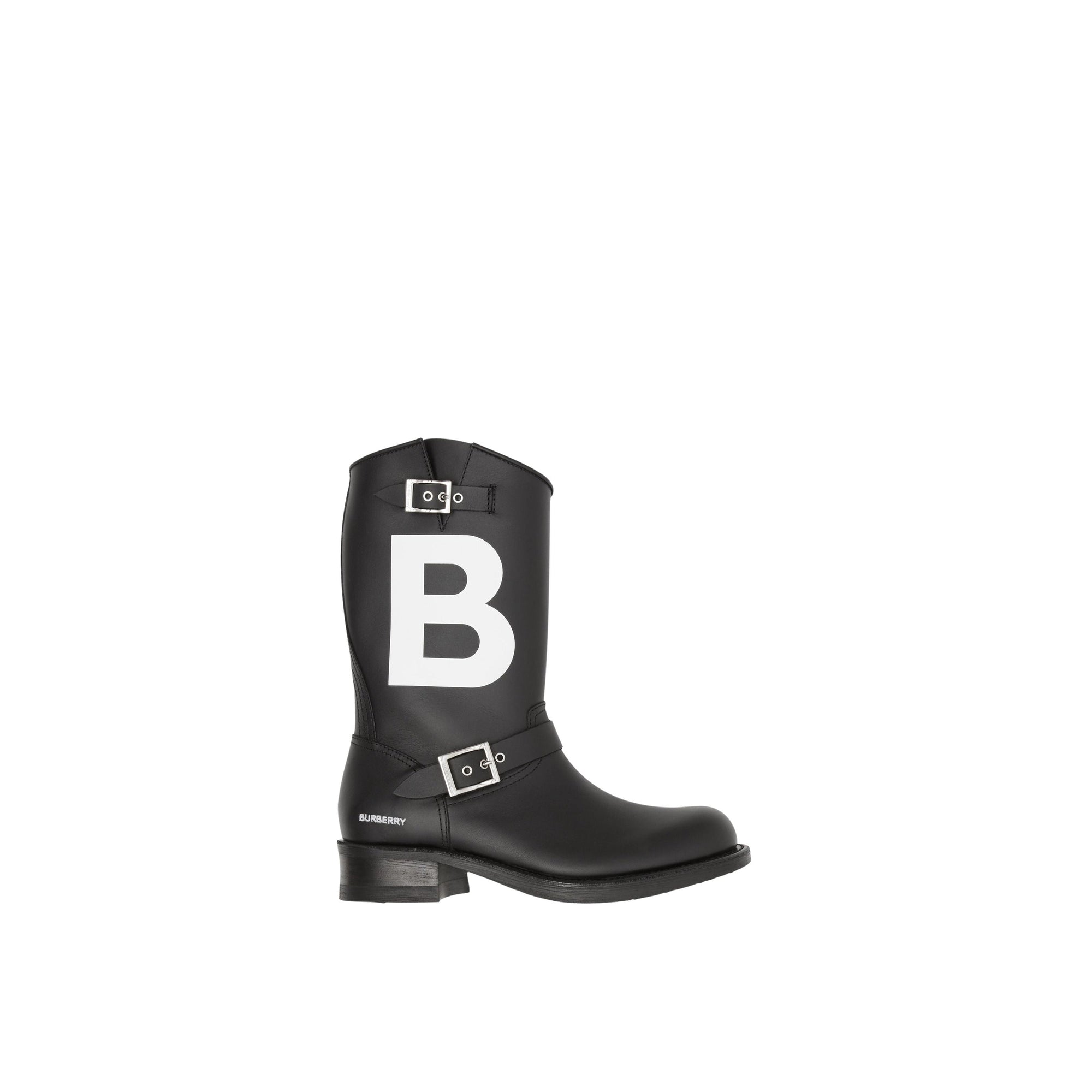 Bottes de motard en cuir TB - Black