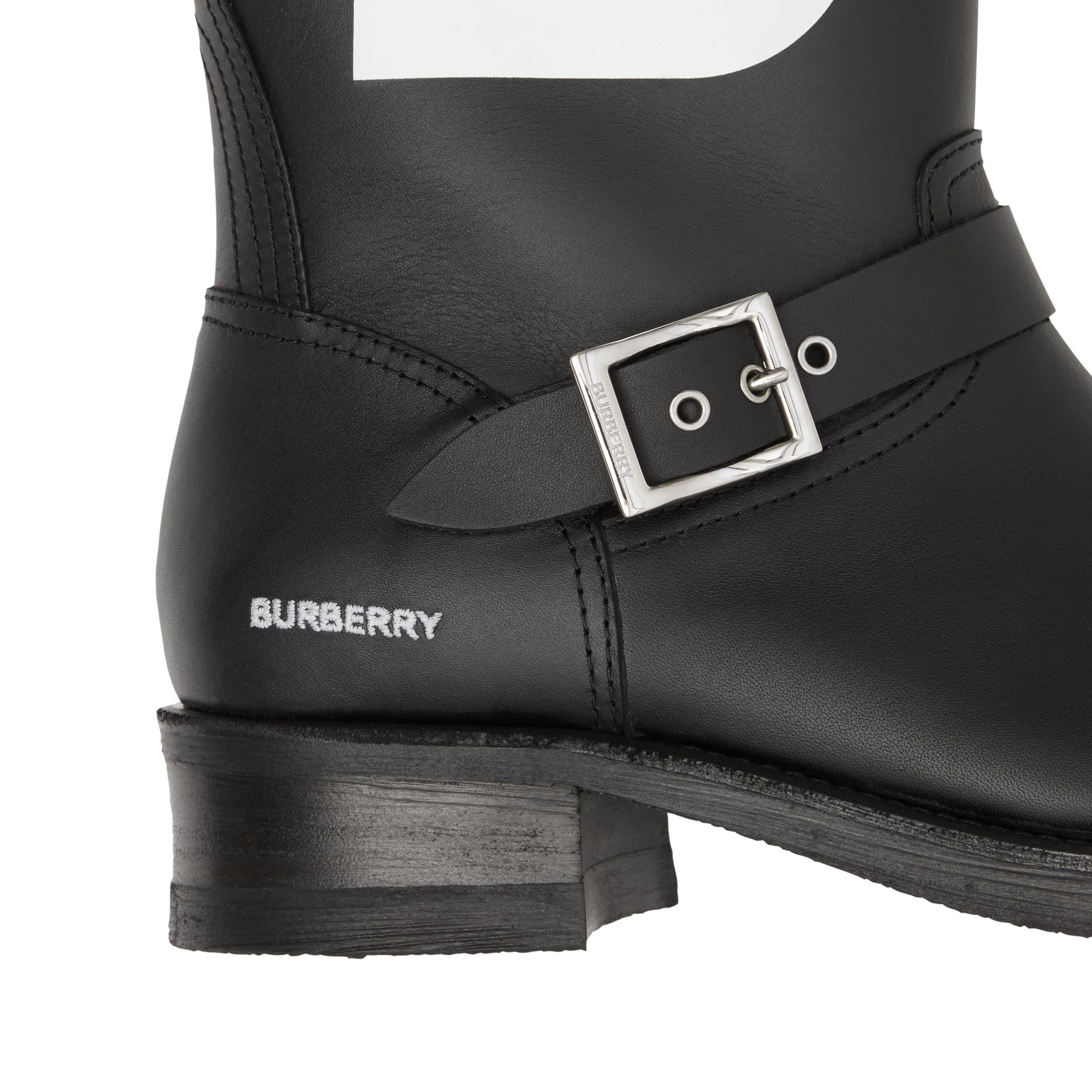 Bottes de motard en cuir TB - Black