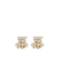 Boutons de manchette plaqués or et palladium Monogram - Light Gold & Palladio