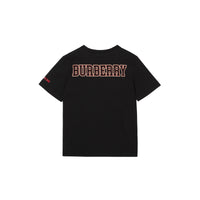 T-shirt en coton à imprimé personnage - Black
