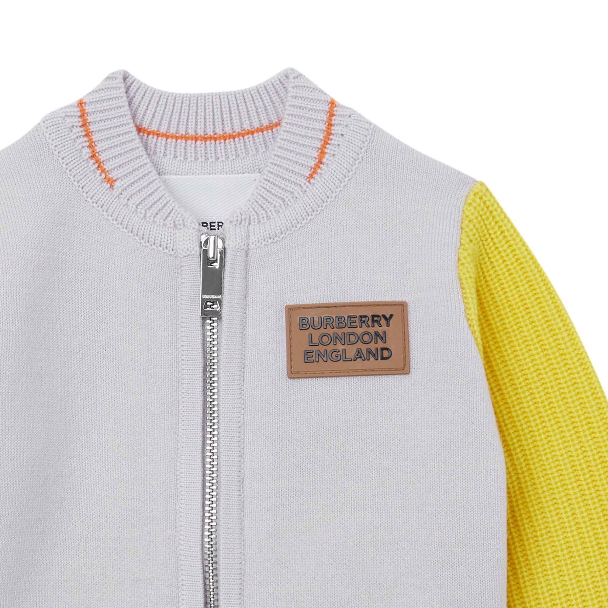 Veste en laine mélangée à motif daim - Light Grey