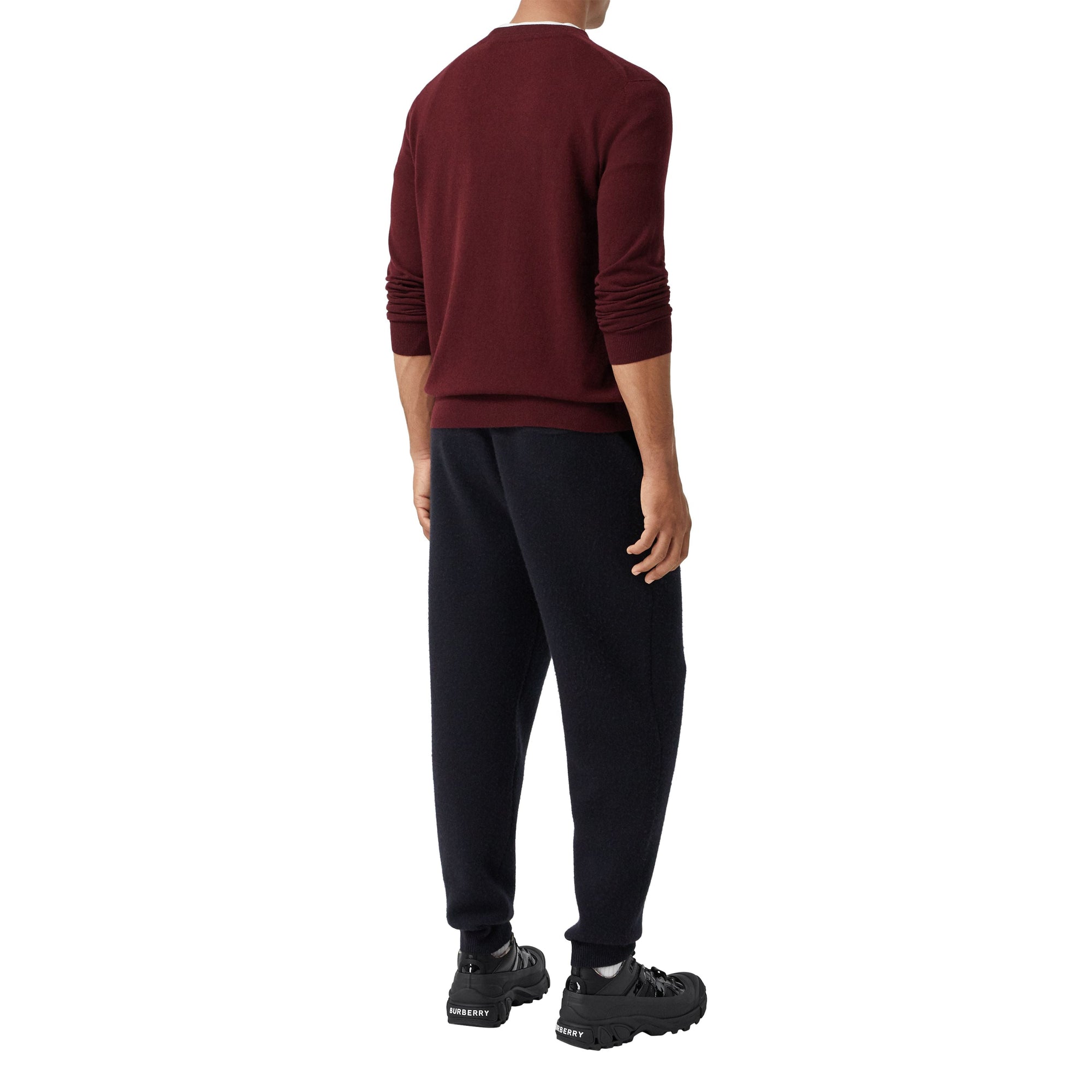 Pull en cachemire Monogram - Deep Merlot