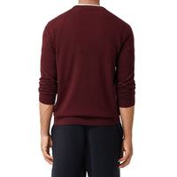 Pull en cachemire Monogram - Deep Merlot