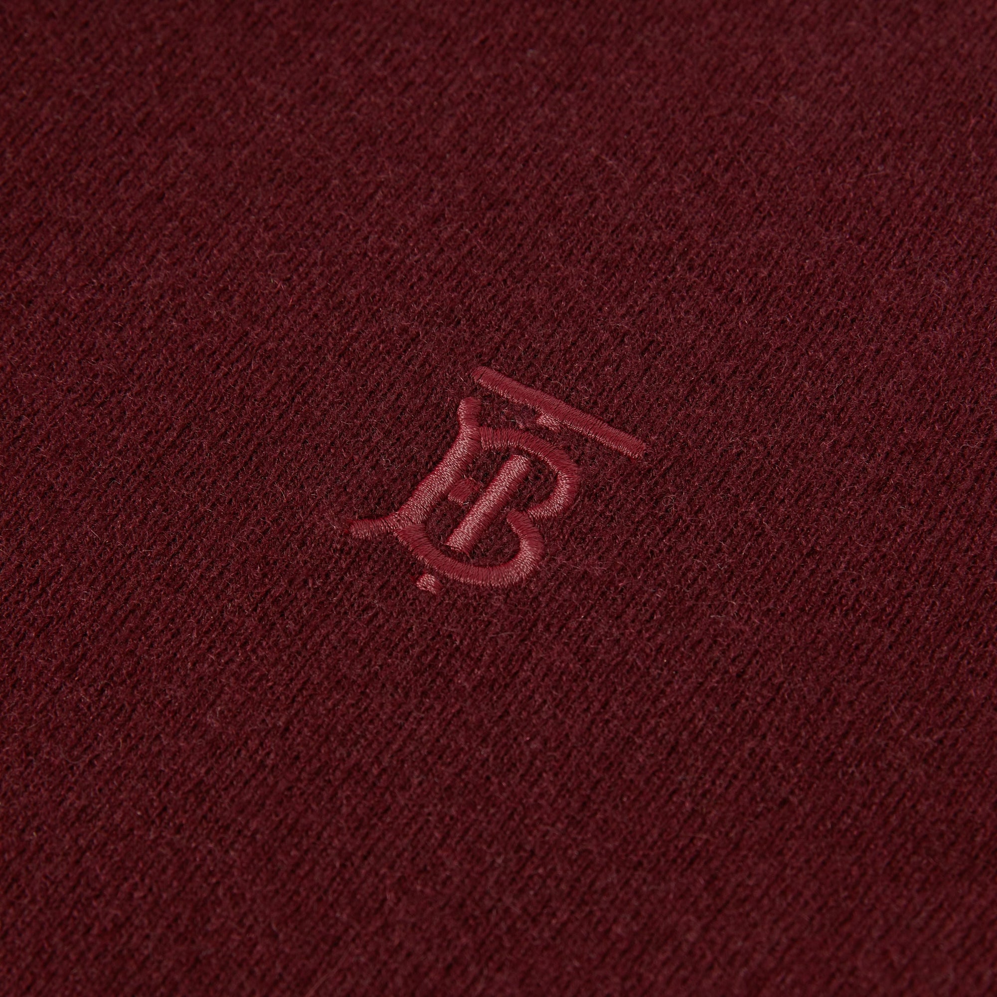 Pull en cachemire Monogram - Deep Merlot